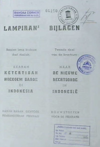 Image of Kearah Ketertiban Hoekoem Baroe di Indonesia : Naar De Nieuwe Rechtsorde In Indonesie