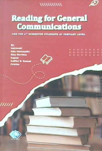 Image of Reading for general communications: For The 1st Semester Students At Tertiary Level