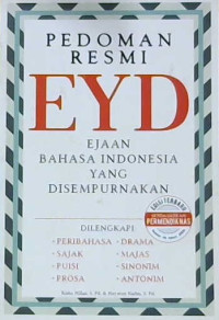 Image of Pedoman resmi EYD ejaan bahasa Indonesia yang disempurnakan