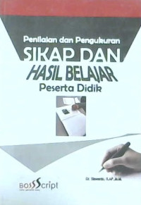 Image of Penilaian dan pengukuran sikap dan hasil belajar peserta didik