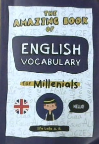 Image of The amazing book of English vocabulary for millenials