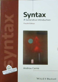 Image of Syntax : a generative introduction