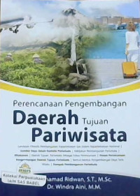 Image of Perencanaan pengembangan daerah tujuan pariwisata