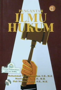 Image of Pengantar ilmu hukum