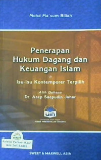 Image of Penerapan hukum dagang dan keuangan Islam : Isu-isu kontemporer terpilih