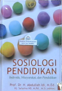 Image of Sosiologi Pendidikan: Individu, Masyarakat, dan Pendidikan