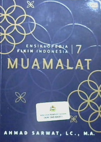 Image of Ensiklopedia Fikih Indonesia 7 : Muamalat