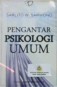 Image of Pengantar psikologi umum