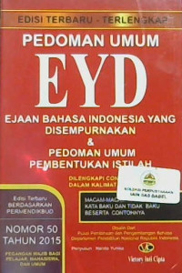 Image of Pedoman umum EYD ejaan bahasa Indonesia yang disempurnakan & pedoman umum pembentukan istilah