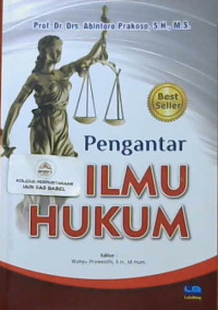 Image of Pengantar ilmu hukum