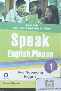 Image of Speak English, Please 3: Ayo ngomong Inggris