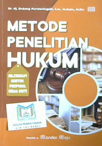 Image of Metode penelitian hukum