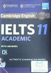 Image of IELTS 11 academic with answer