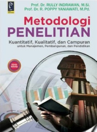 Image of Metode Penelitian Kuantitatif, Kualitatif, dan Campuran untuk Manajemen, Pembangunan, dan Pendidikan