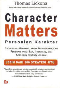 Image of Character Matters (Persoalan Karakter)